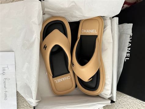 chanel chunky flip flops|chanel flip flops 2024.